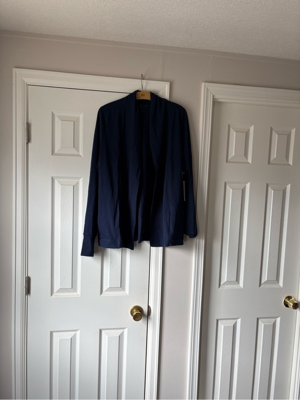 Lightweight Navy Open-Front Women's Jacket - Casual Layer